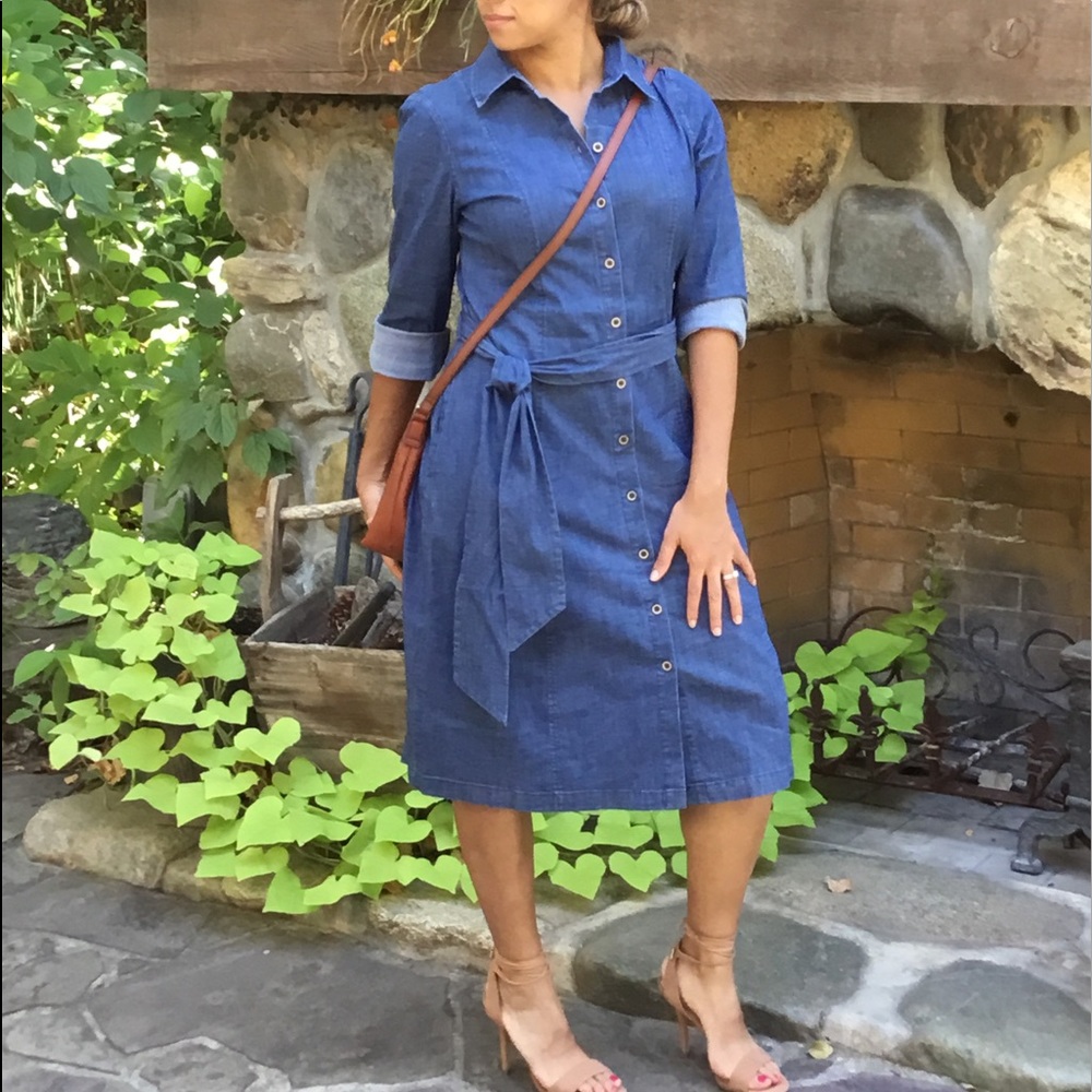 ANNE KLEIN DENIMN DRESS